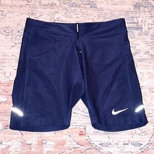 Nike Women's Navy Running Shorts Size Medium
